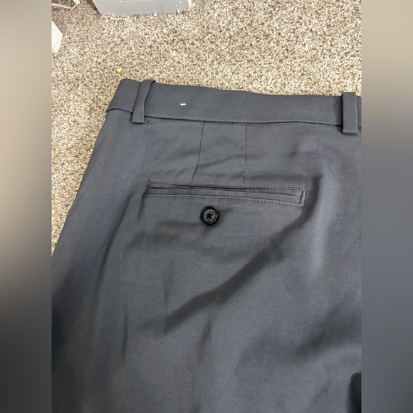 Nike Golf Dri Fit Pants Mens Size 40x30 Polyester Gray Black Flat Front Golfing - Picture 3 of 10